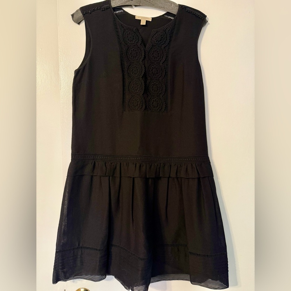 Burberry Brit little black sleeveless dress